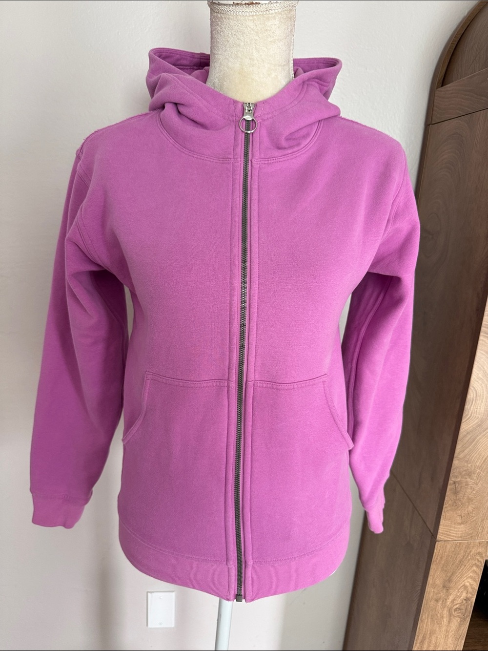 Lululemon All Yours Zip Hoodie in Magenta Glow XXS